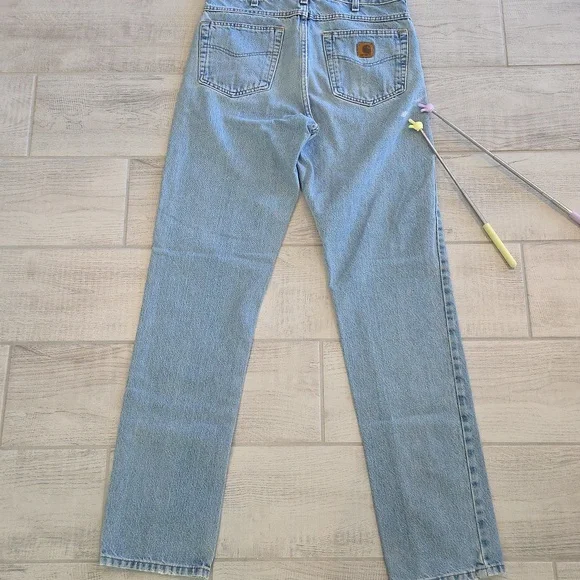 Carhartt Traditional Fit Men's Size 32x36 Light Wash - Picture 7 of 9
